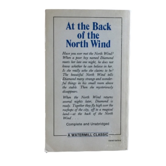 VINTAGE AT THE BACK OF THE NORTH WIND Young Adult Paperback George MacDonald - Picture 4 of 16